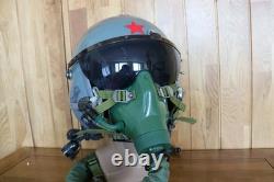 Air Force Fighter Pilot Flight Helmet(1#), T Hook Bayonets Ym-9915G Oxygen Mask
