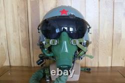 Air Force Fighter Pilot Flight Helmet(1#), T Hook Bayonets Ym-9915G Oxygen Mask