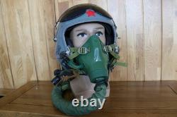 Air Force Fighter Pilot Flight Helmet(1#), T Hook Bayonets Ym-9915G Oxygen Mask