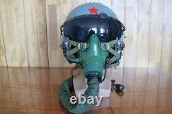 Air Force Fighter Pilot Flight Helmet, Oxygen Mask YM-9915G