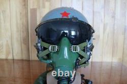 Air Force Fighter Pilot Flight Helmet, Oxygen Mask YM-9915G