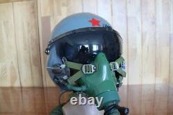 Air Force Fighter Pilot Flight Helmet, Oxygen Mask YM-9915G