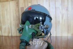 Air Force Fighter Pilot Flight Helmet, Oxygen Mask YM-9915G