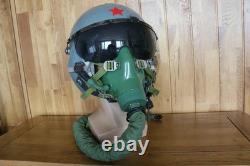 Air Force Fighter Pilot Flight Helmet, Oxygen Mask Ym-9915G