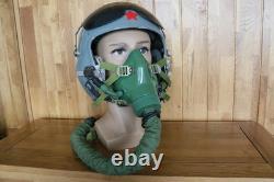 Air Force Fighter Pilot Flight Helmet, Oxygen Mask Ym-9915G