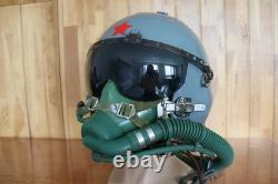 Air Force Fighter Pilot Flight Helmet, Oxygen Mask Ym-9915G