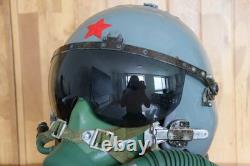 Air Force Fighter Pilot Flight Helmet, Oxygen Mask Ym-9915G