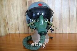 Air Force Fighter Pilot Flight Helmet, Pressure Oxygen Mask YM-9915G