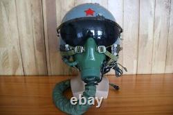 Air Force Fighter Pilot Flight Helmet, Pressure Oxygen Mask YM-9915G