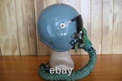 Air Force Fighter Pilot Flight Helmet, Pressure Oxygen Mask YM-9915G