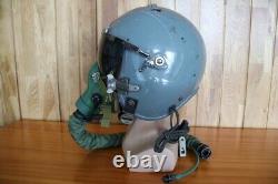 Air Force Fighter Pilot Flight Helmet, Pressure Oxygen Mask YM-9915G