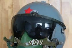 Air Force Fighter Pilot Flight Helmet, T Hook Oxygen Mask Bayonets Ym-9915