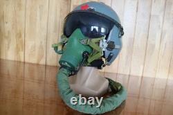 Air Force Fighter Pilot Flight Helmet, T Hook Oxygen Mask Bayonets Ym-9915G
