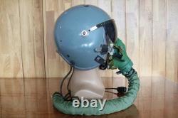 Air Force Fighter Pilot Flight Helmet, T Hook Oxygen Mask Bayonets Ym-9915G