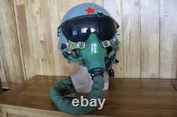 Air Force Fighter Pilot Flight Helmet and Oxygen Mask Ym-9915G