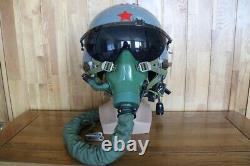 Air Force Fighter Pilot Flight Helmet and Oxygen Mask Ym-9915G