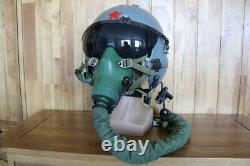 Air Force Fighter Pilot Flight Helmet and Oxygen Mask Ym-9915G