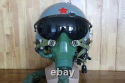 Air Force Fighter Pilot Flight Helmet and Oxygen Mask Ym-9915G