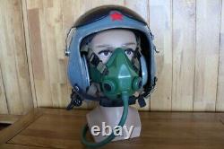 Air Force Fighter Pilot Helmet(Pull down Sunvisor), Oxygen Mask