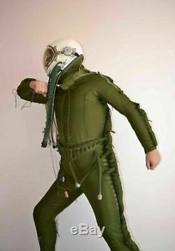 Air Force High Altitude Fighter Pilot Flight Helmet, Sunvisor, Anit Grivty Suit