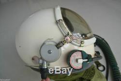 Air Force High Altitude Fighter Pilot Flight Helmet, Sunvisor, Anit Grivty Suit