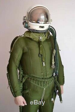 Air Force High Altitude MiG-23 Fighter Pilot Flight Helmet, Pressure Anti G suit