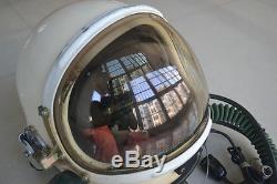 Air Force High Altitude MiG-23 Pilots Helmet, Flight Suit BKK-15K
