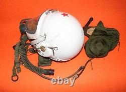 Air Force Mig-21 Fighter Pilot Flying Helmet 1# XXL +Hat