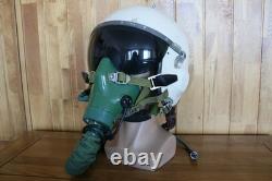 Air Force Mig-21 Fighter Pilot Helmet, Oxygen Mask