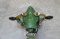 Air Force Mig-21 Fighter Pilot Helmet, Oxygen Mask