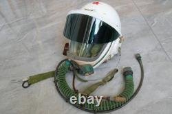 Air Force Mig Pilot High Altitude Flying Helmet, Pull down Sunvisor