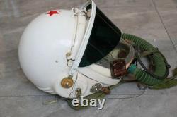 Air Force Mig Pilot High Altitude Flying Helmet, Pull down Sunvisor