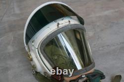 Air Force Mig Pilot High Altitude Flying Helmet, Pull down Sunvisor