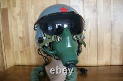 Air Force Pilot Flight Helmet, Oxygen Mask