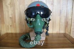 Air Force Pilot Flight Helmet, Oxygen Mask YM-9915 T Hook, Bayonets