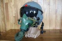 Air Force Pilot Flight Helmet, Oxygen Mask YM-9915 T Hook, Bayonets