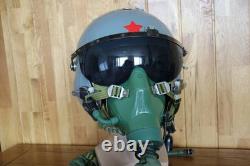Air Force Pilot Flight Helmet, Oxygen Mask YM-9915 T Hook, Bayonets