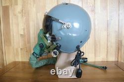 Air Force Pilot Flight Helmet, Oxygen Mask YM-9915 T Hook, Bayonets