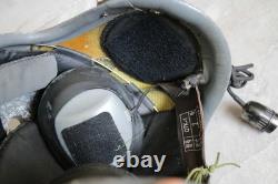 Air Force Pilot Flight Helmet, Oxygen Mask YM-9915 T Hook, Bayonets