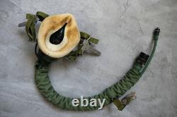 Air Force Pilot Flight Helmet, Oxygen Mask YM-9915 T Hook, Bayonets