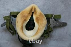 Air Force Pilot Flight Helmet, Oxygen Mask YM-9915 T Hook, Bayonets