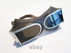 Air Force Pilot Helmet Oxygen Mask YM-6505 Dark Brown Goggles