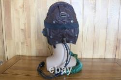 Air Force Type-59 Leather Pilot Flight Helmet, Tactics Goggles, Oxygen Mask