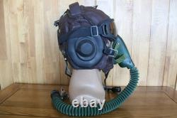 Air Force Type-59 Leather Pilot Flight Helmet, Tactics Goggles, Oxygen Mask 6502
