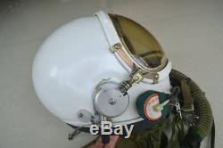 Air force fighter pilot flight helmet- RARE- yellow sun-visor