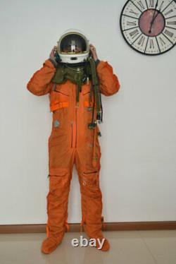 Air force fighter pilot flight helmet, anti g flight uniform