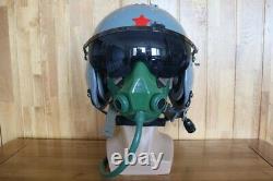 Air force fighter pilot helmet drop down sunvisor, oxygen mask