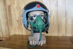 Air force fighter pilot helmet drop down sunvisor, oxygen mask