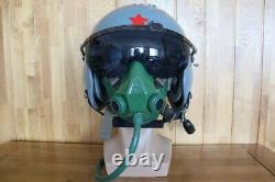 Air force fighter pilot helmet drop down sunvisor, oxygen mask