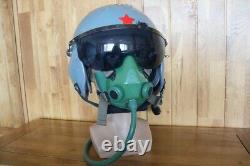 Air force fighter pilot helmet drop down sunvisor, oxygen mask